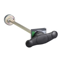 SCHNEIDER ELECTRIC Extended rotary handle, front control, black handle