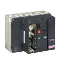 Авт. прекъсвач, ComPact NS1250N, 50kA/415VAC, 1250A, фиксиран, електрическо управление, без изключващо у-во, 4P
