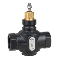 Venta V211T Globe Valve, 2-Way, PN16, Rp 1 1/4 Internal thread, DN32, 16 Kvs, Nodular Iron Body and Seat, Brass Plug.