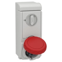 Индустриален контакт с блокировка, Mureva PK, стенен монтаж, 32A, 3P+N+E, 400V, IP65