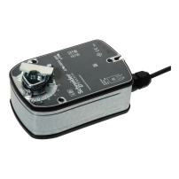 LF24 Damper Actuator, Modulating, 2-10 Vdc, Spring Return, 24 Vac/dc, 1 m Cable, 4 Nm, IP54