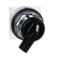 Head SS metal hand black 2pos stay put