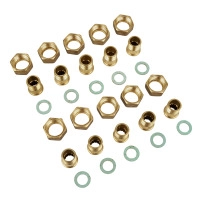 Zone Connection Set, DN15 Valve, G1/2 to R3/8 Ext Thread, Pack Quantity 10