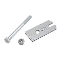 AF.. Retrofit mounting plate: Retains anti rotation strap mounting on AF installations when retrofitting MD10 SR Act.