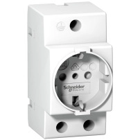SCHNEIDER ELECTRIC Socket DIN iPC - 2P+E, 16A, 250VAC, IEC 2316, italian std