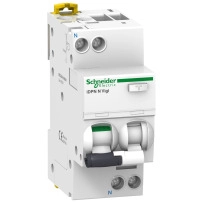 SCHNEIDER ELECTRIC RCBO Acti 9 iDPN N Vigi - 1P+N, 10A, C Curve, 6000A, 30mA, type AC
