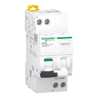 SCHNEIDER ELECTRIC Комб. ДТЗ Acti9 iCV40, 1P+N, 16A, C Curve, 6000A, 30mA, AC type