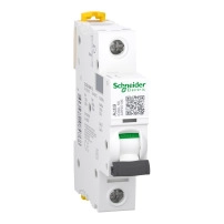 SCHNEIDER ELECTRIC Circuit breaker Acti9 iC60L,1P,6A,K, HS code:85362010,COO:FR, 0.1kg /PO:40610657/