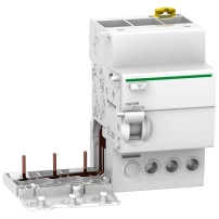 SCHNEIDER ELECTRIC Earth leakage add-on block Vigi iC60 - 3P, 25A, 30mA, AC type