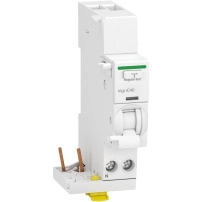 SCHNEIDER ELECTRIC Add-on residual current devices, Acti9 Vigi iC40, 1P+N, 40 A, 30 mA, AC type
