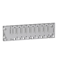 SCHNEIDER ELECTRIC Rack, Modicon X80, 8 slots, Ethernet backplane, ruggedized