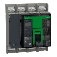 Прекъсвач, ComPacT NS630bH, 70kA при 415VAC, 4P, фиксиран, ръчно управление, MicroLogic 2.0A контролен блок, 630A