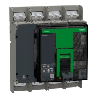 Прекъсвач, ComPacT NS1000H, 70kA at 415VAC, 4P, фиксиран, ръчно управление, MicroLogic 5.0 контролен блок, 1000A