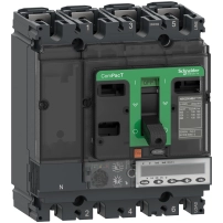 Автоматичен прекъсвач, ComPacT NSX100HB2, 100kA/690VAC, 4 полюса, MicroLogic 5.2E изключвателно устройство 100A