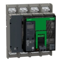 Прекъсвач, ComPacT NS1600N, 50kA при 415VAC, 4P, фиксиран, ръчно управление, MicroLogic 2.0A контролен блок, 1600A