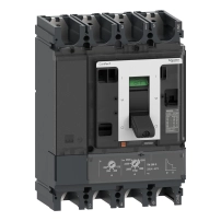Автоматичен прекъсвач, ComPacT NSX400 DC PV, 10kA/1000VDC, 4 полюса, TM-DC PV Изключвателно устройство 400A