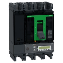 Автоматичен прекъсвач, ComPacT NSX400HB2, 100kA/690VAC, 4 полюса, MicroLogic 5.3E изключвателно устройство 400A