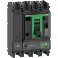 Автоматичен прекъсвач, ComPacT NSX630H, 70kA/415VAC, 4 полюса, MicroLogic Vigi 4.3 изключвателно устройство 570A