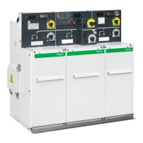 Gas Insulated Switchgear, RM6, switchboard, SOI, HN, 24kV, 400A, 1 switch, manual, 2 incoming cable connections