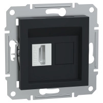 HDMI socket without frame anthracite