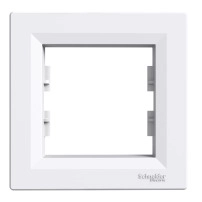 Единична рамка бяла Asfora - 1-gang frame - white