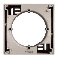 Единична конзола за открит монтаж, Бронз, Asfora-1-gang surface box-bronze