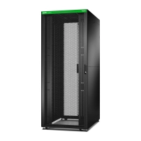 EASY RACK Сървърен шкаф 800mm/42U/1200mm с покрив, странични панели, колела, крачета и 4 скоби, без дъно, черен