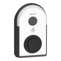 Зарядна станция, EVlink Pro AC/AC , 7.4kW, 32A, 1P+N, T2S изходен контакт, RDC-DD 6mA, RCD Asi 30mA, MNx aux.