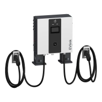 Станция за бързо зареждане на ЕПС, EVlink Pro DC, 60kW, CCS2 + CCS2 конектори, 7m кабел без система за управление на кабелите