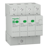 Катоден отводител Easy9 Surge Arrestor T2 3P-N 20kA 400V