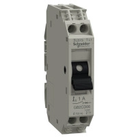 SCHNEIDER ELECTRIC Thermal-magnetic circuit breaker, 1P+N, 1A, Id=14A