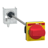 TeSys GV3-комплект въртяща се ръкохватка-IP54, червена - за GV3L & GV3P