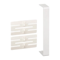 OptiLine 45 - фугираща част - 185 x 55 mm - PC/ABS - полярно бял
