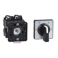 SCHNEIDER ELECTRIC Cam changeover switch, 16mm or 22mm , plastic, 3P, position 0s, 30 degree, 10A, 30x30mm, marked 0/1/2/3