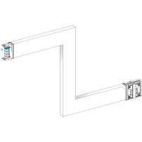 Zed, Canalis KSA250, алуминий, 250A, all sides made to measure, upward/downward, 3L+N+PE, бял RAL9001