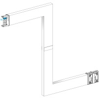 Zed, Canalis KSA250, алуминий, 250A, all sides made to measure, 1 fire barrier, upward/downward, 3L+N+PE, бял RAL9001