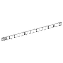 Horizontal distribution length, Canalis KSA400, алуминий, 400A, fixed length 5m, 20 outlets, 3L+N+PE, бял RAL9001