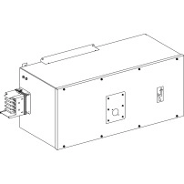 End feed unit, Canalis KSA630, алуминий, 630A, right mounting, for line protection, polarity 3L+N+PE, бял RAL9001