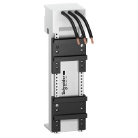 Монтажна плоча LA9Z 1x3P 32A - 54x200x63mm for GV2LE/P/ME+LC1D
