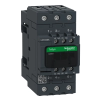 SCHNEIDER ELECTRIC Contactor - 3P(3NO), AC-3, <=440V 40A, 220V AC 50/60 Hz coil