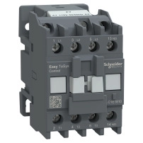 Контактор Easy TeSys Control,LC1E,3P(3NO),AC-3,<=440V,18A,110V AC бобина,50/60Hz,1NO спомагателен контакт