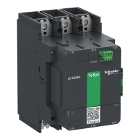 SCHNEIDER ELECTRIC Contactor TeSys Giga, 3P(3NO), AC-3 <=440V 265A,100-250V AC/DC coil /CF-24-00705/