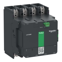 Високомощен контактор, TeSys Giga, 4 полюса (4NO), AC-1 <=440V 440A, стандартна версия, 48…130V широколентова AC/DC намотка