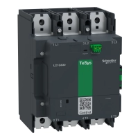 Високомощен контактор, TeSys Giga, 3 полюса (3NO), AC-3 <=440V 630A, стандартна версия, 100…250V широколентова AC/DC намотка