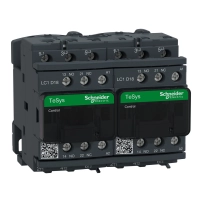 SCHNEIDER ELECTRIC Reversing contactor - 3P(3NO), AC-3, <=440V 18A, 24V AC coil
