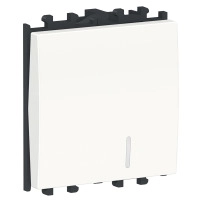 Easy Styl, switch, 1-pole 1-way, 2 modules, white
