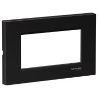 Easy Styl, cover frame, 4 modules, black