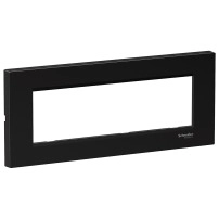Easy Styl, cover frame, 7 modules, black