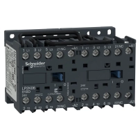 Реверсивен контактор REVERS CONTACTOR 6A AC3 2.2KW 24VDC COIL