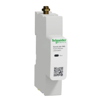 Адаптер за DIN шина, KNX, SpaceLogic, хибриден модул за KNX и SpaceLYnk, бял
